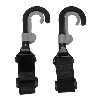 

2018 2Pcs Baby Infant Stroller Hook Holder Pram Double Rotate Hook Pushchair Hanger Baby Kids Child Care