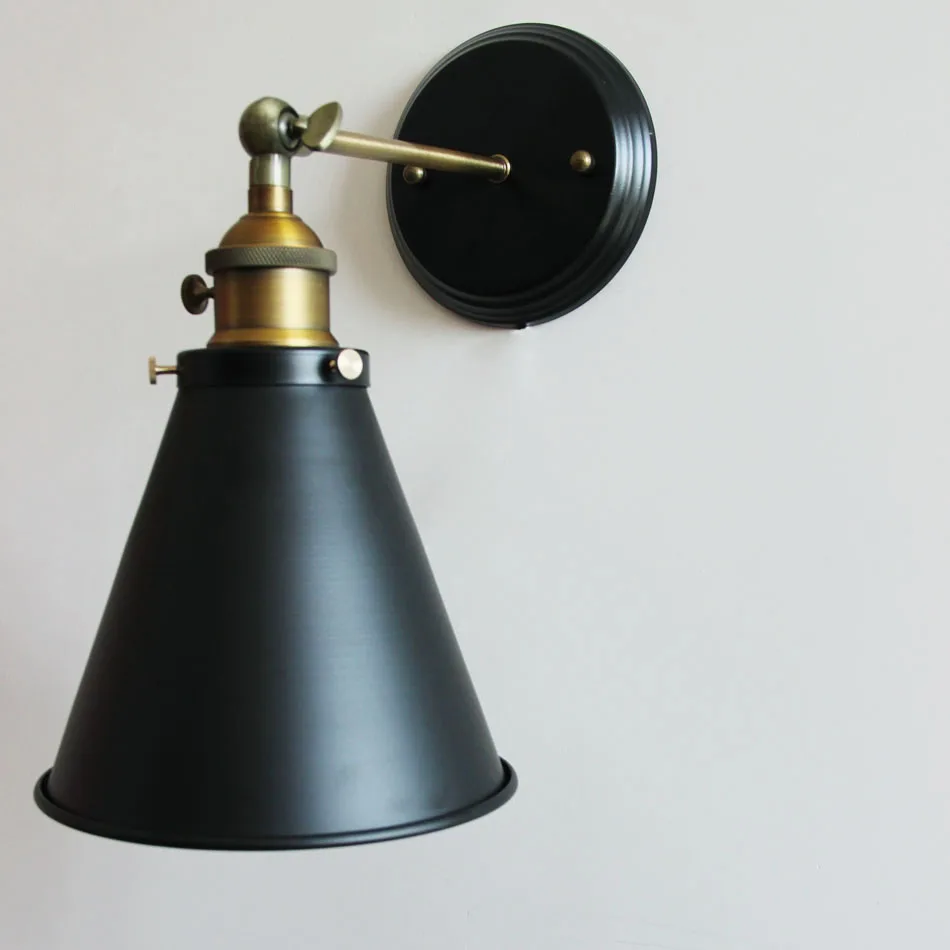 Simple creative Loft retro wall lamp bedroom bedside decoration Nordic