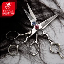 Высокое качество Япония 440c 5,5 дюймов волосы профессиональные ножницы для парикмахерских индивидуальный дизайн для парикмахерского магазина Парикмахерские Уход Ножницы для укладки