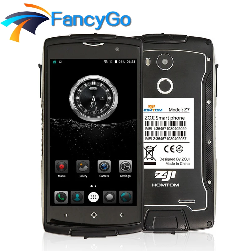 Оригинальный водонепроницаемый смартфон HOMTOM zoji Z7 ip68 2 ГБ + 16 MTK6737 1 3 ГГц