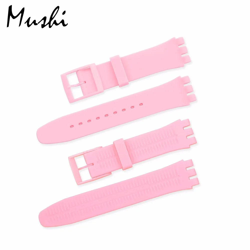 Ремешок силиконовый для часов 17/19/20 мм|watch accessories|20mm rubber strap20mm |