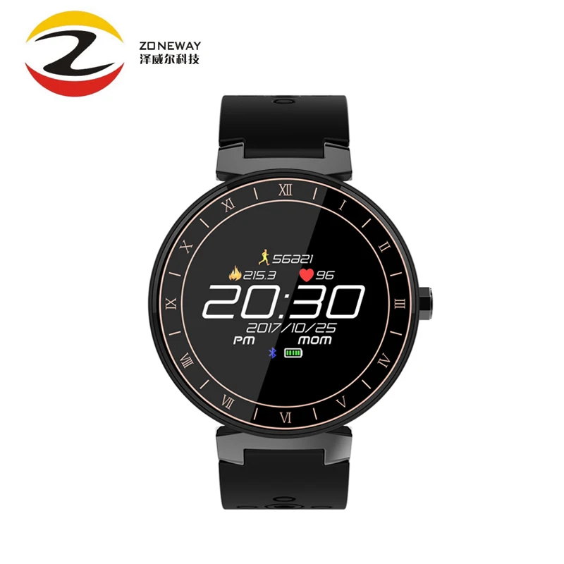 

L8 Smart Watch Blood Oxygen Blood Pressure Heart Rate Monitor Waterproof Smart Bracelet Fitness Tracker round Smartwatch Vs115