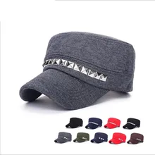 Fall Winter Classic Vintage Women Men Patrol Military Army Cap Cotton Adjustable Outdoor Sports Sun Casual Military Hats For Man