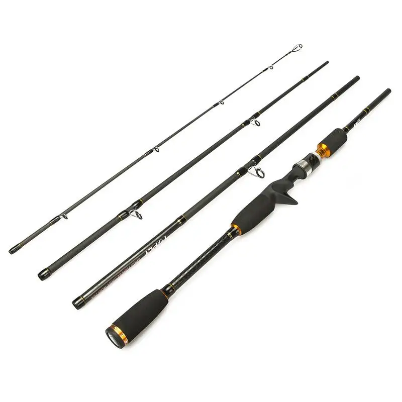 

Pure Carbon Cloth 4 Sections 2.1 Meters TRSC-704 Spinning Rod 4 Section Lure Rods Baitcasting Carbon Spinning Fishing Stick