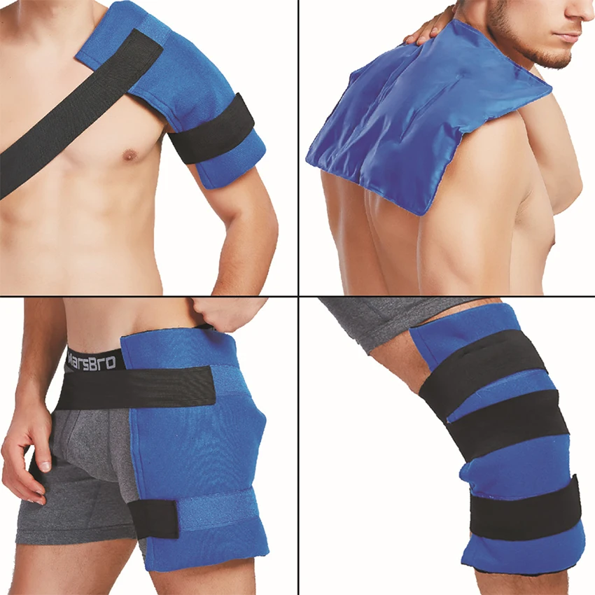 Многофункциональный облегчение боли горячая холодная терапия многоразовый пакет для льда пакет обертывание для колена плечо назад мышцы талии расслабляющий забота о здоровье