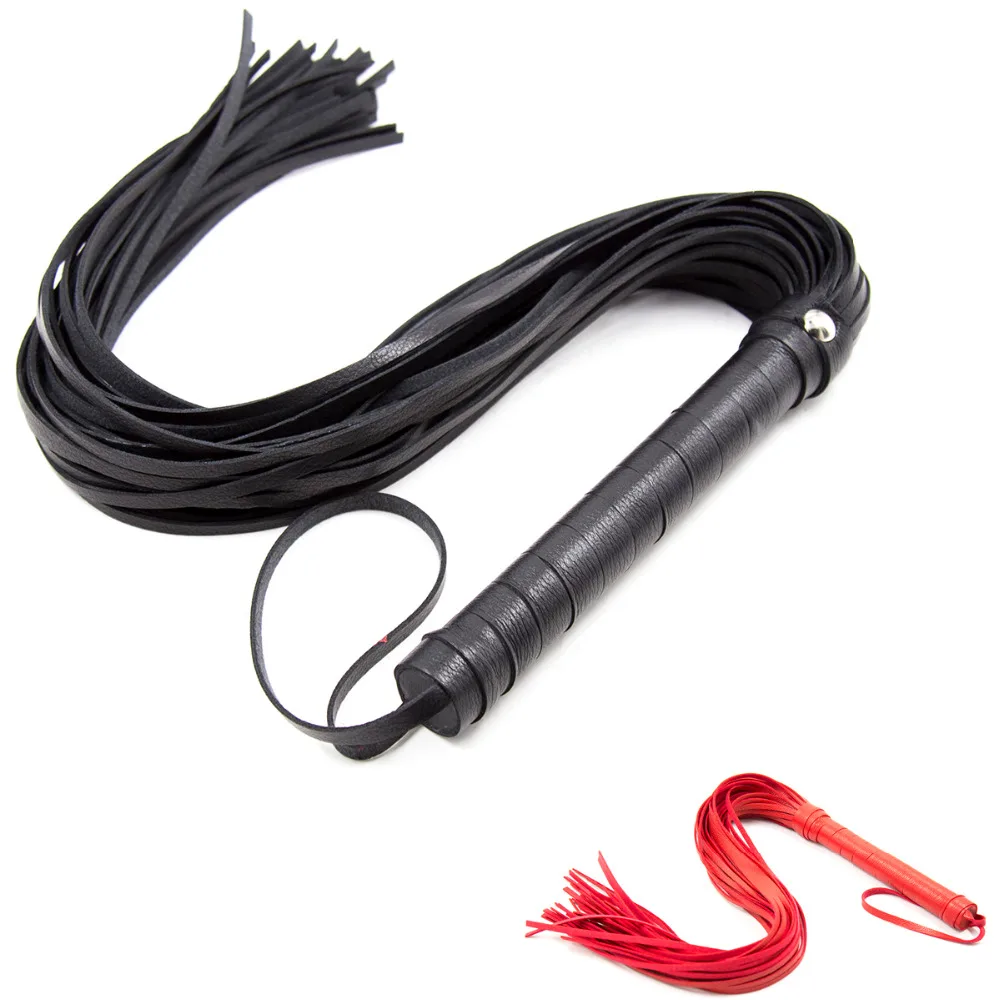 1 ШТ. 69 см ИСКУССТВЕННАЯ Кожа Фетиш Связывание Секс Кнут Flogger БДСМ секс Игрушки Для