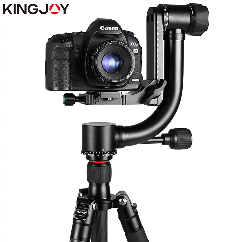 KINGJOY Official KH 6900/6900C Gimbal Head Professional Tripod Ball Head For DSLR Camera And 360