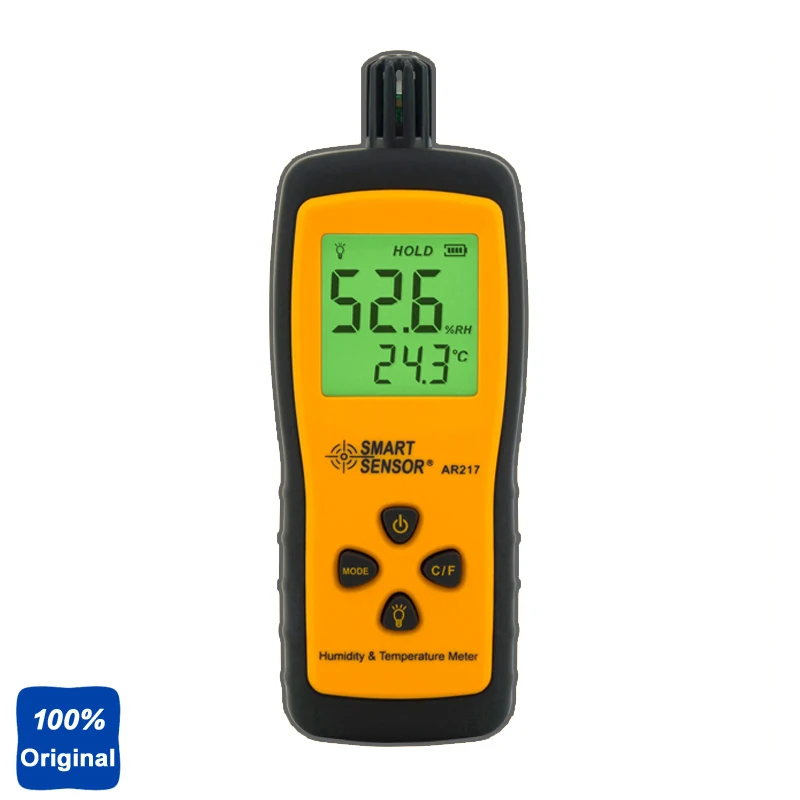 

100% Original AR217 Mini-Type Humidity Temperature Meter Handheld Hygrometer Thermometer Tester