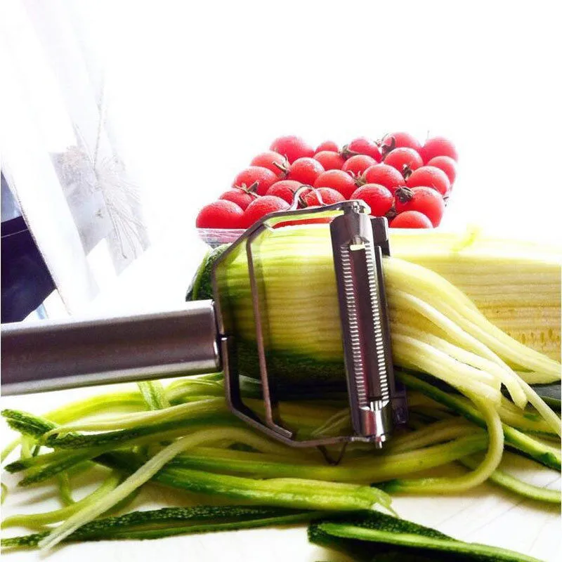 

Double-headed Stainless Steel Peeler Kitchen Vegetable Tools Gourd Grater Paring Knife Potato Carrot Slicer Apple Fruit Zesters