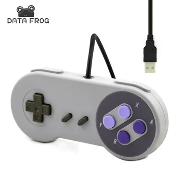 

Data Frog USB Wired Gamepad Game Controller Gaming Joystick For Nintendo SNES Game pads For Windows PC MAC Computer Control