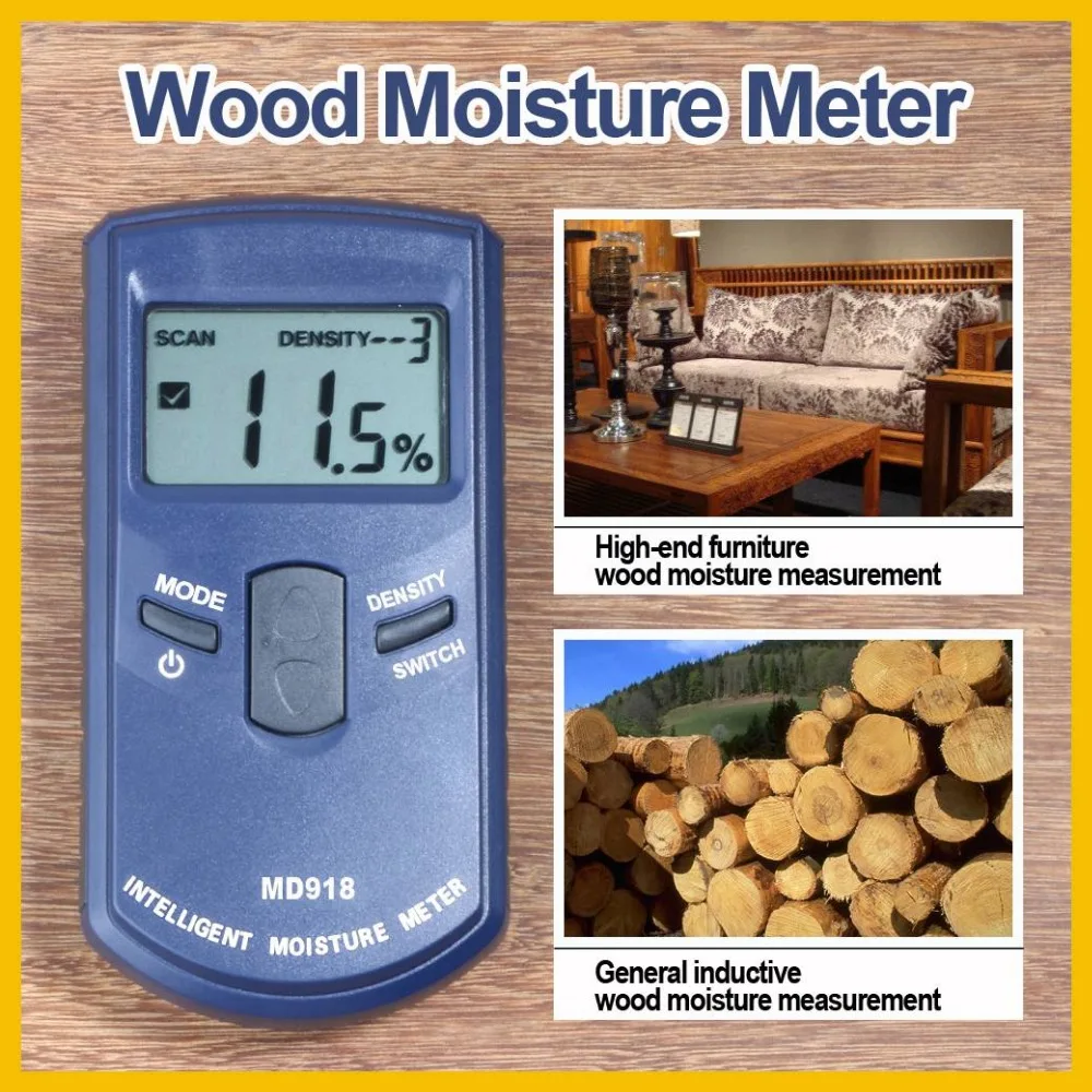 RZ Inductive Wood Timber Moisture Meter Hygrometer