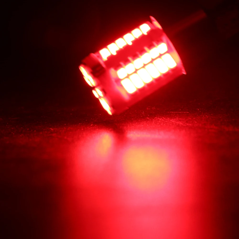 4 10 50Pcs/лот P21W 1156 BA15S 1157 BAY15D 3014 57 SMD RV Кемпер Canbus Error Free фонари заднего хода ДРЛ