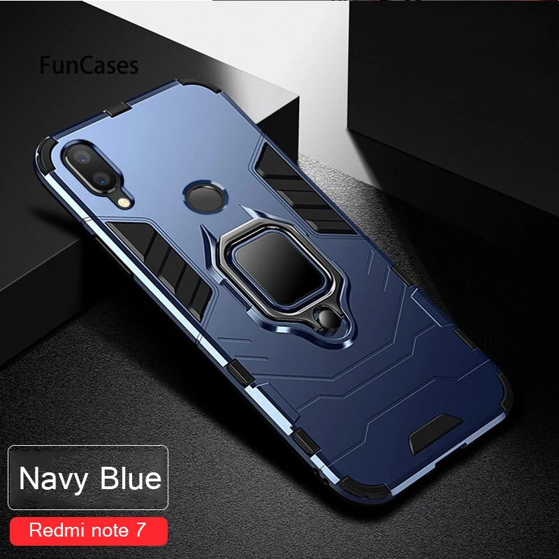 Защитный чехол для Xiaomi mi 8 Lite Pro Red Note 7 6 5 Plus Xiao Max 3 2 x s 6X 5X Finger Ring Fundas|Бамперы| |