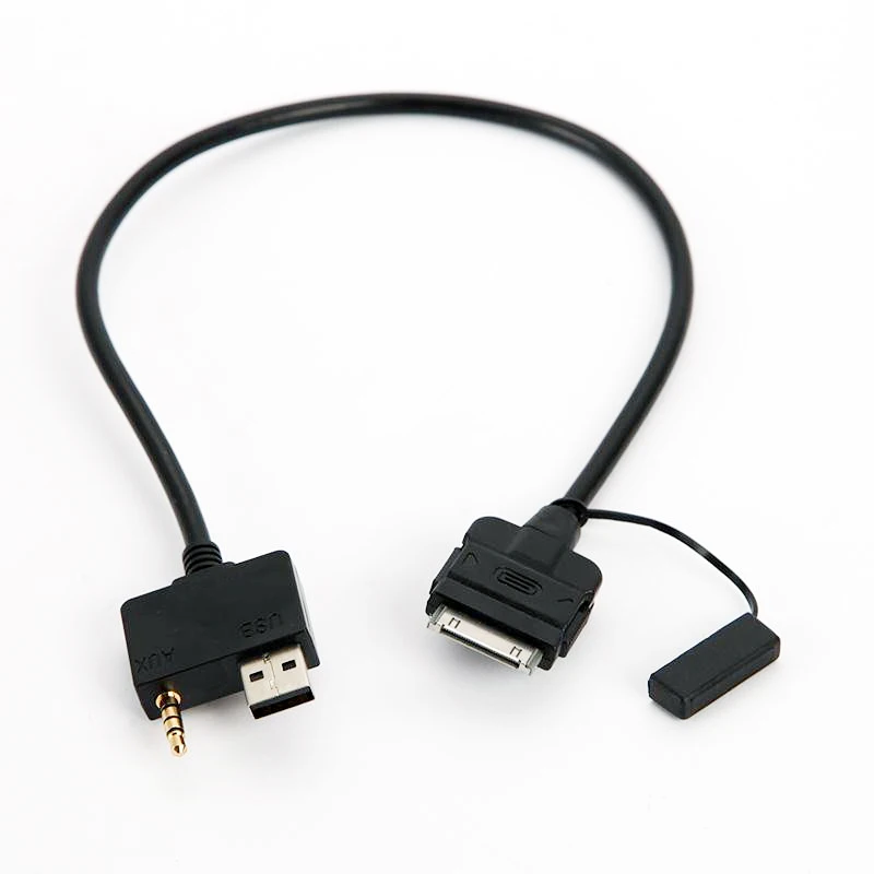 Car Charger Music USB Audio Adapter AUX Cable For iPhone iPod For Hyundai Kia
