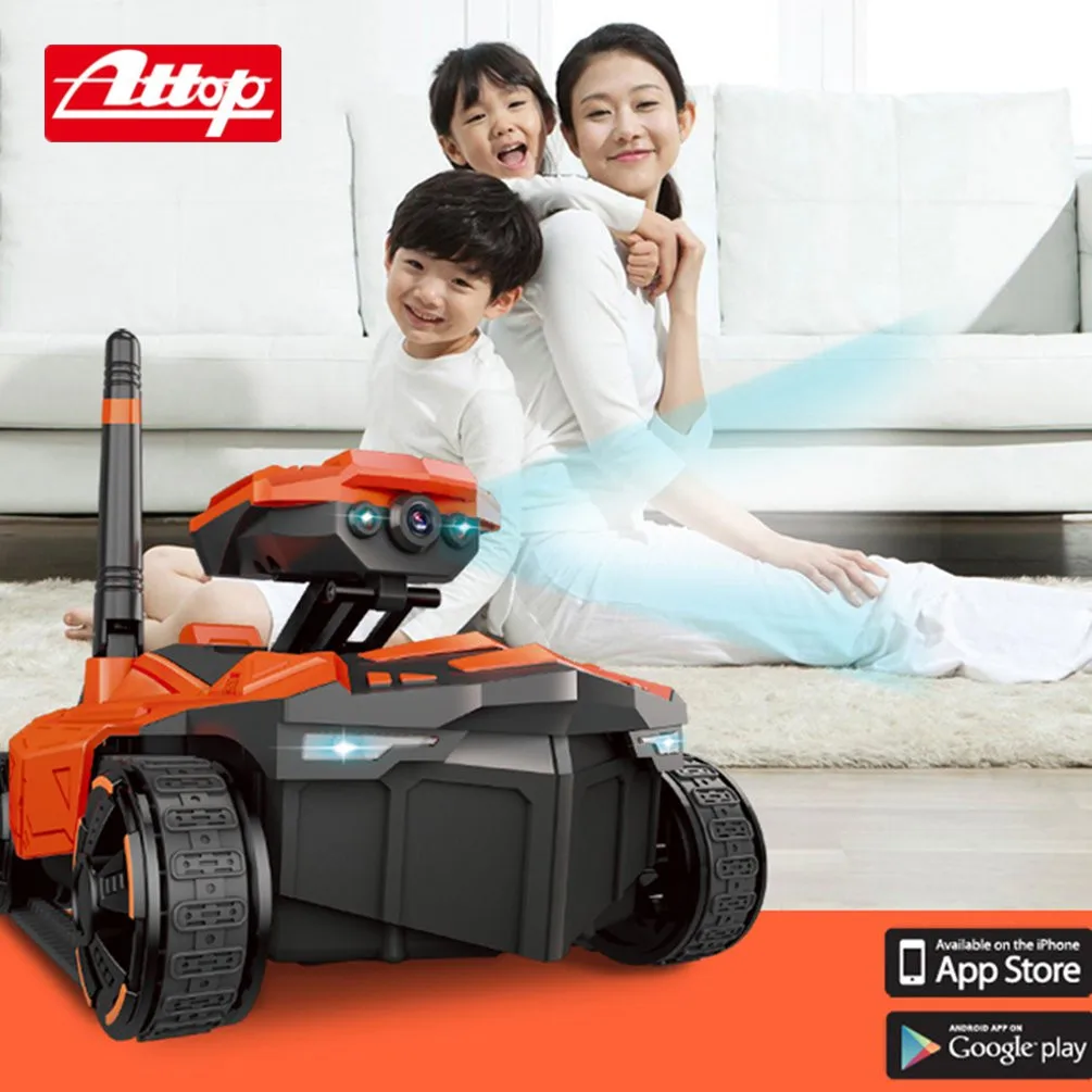 

ATTOP Remote Control Tank with HD Camera YD-211S2.4G Tank RC Toy Phone Controlled Robot Tank Children's Toy