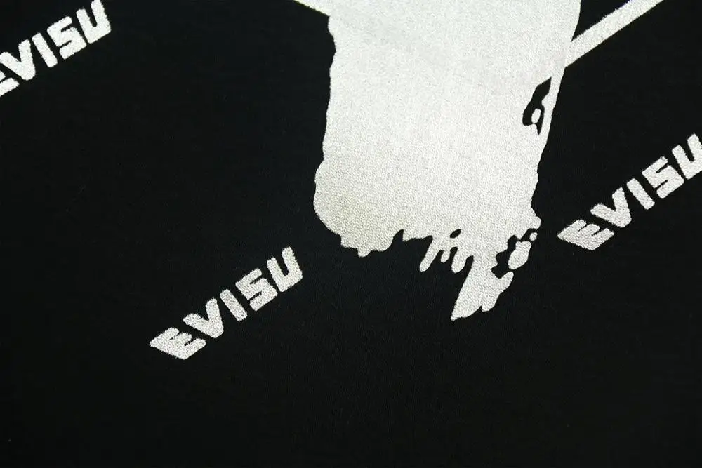 Подлинная Evisu хлопок высокого качества полная печать модные теплые дышащие мужские спортивные брюки Дикие мужские повседневные брюки F091