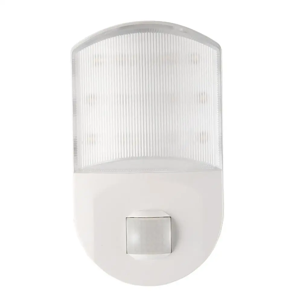 

Kaigelin Body Motion Sensor Night Light Mini EU Plug 9 LED Lamp Baby Bedroom Lighting Control Wall White Nightlight