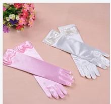 Cartoon Girls Long Gloves Elsa Princess Girls Ladies Fancy Gloves Christmas Birthday Children Kids Gift Kids