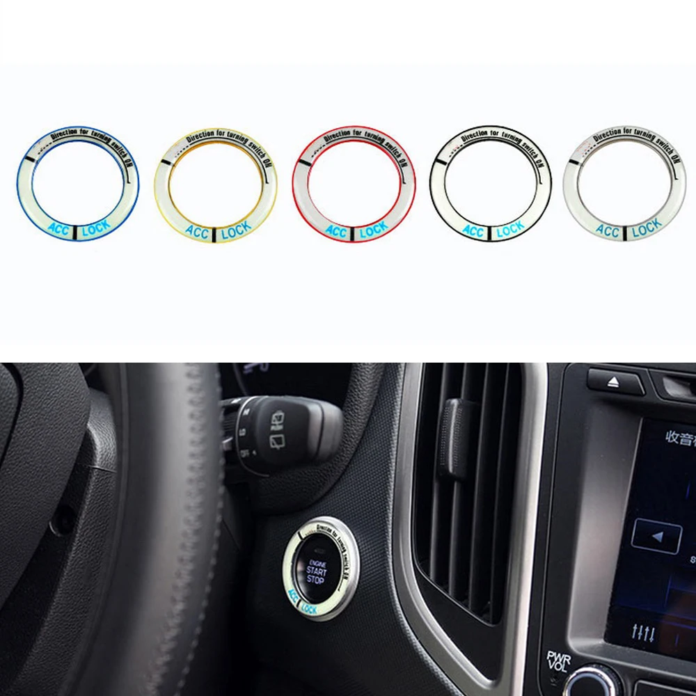 luminous ignition key ring 5 color FOR aluminum Qashqai Sylphy Tiida