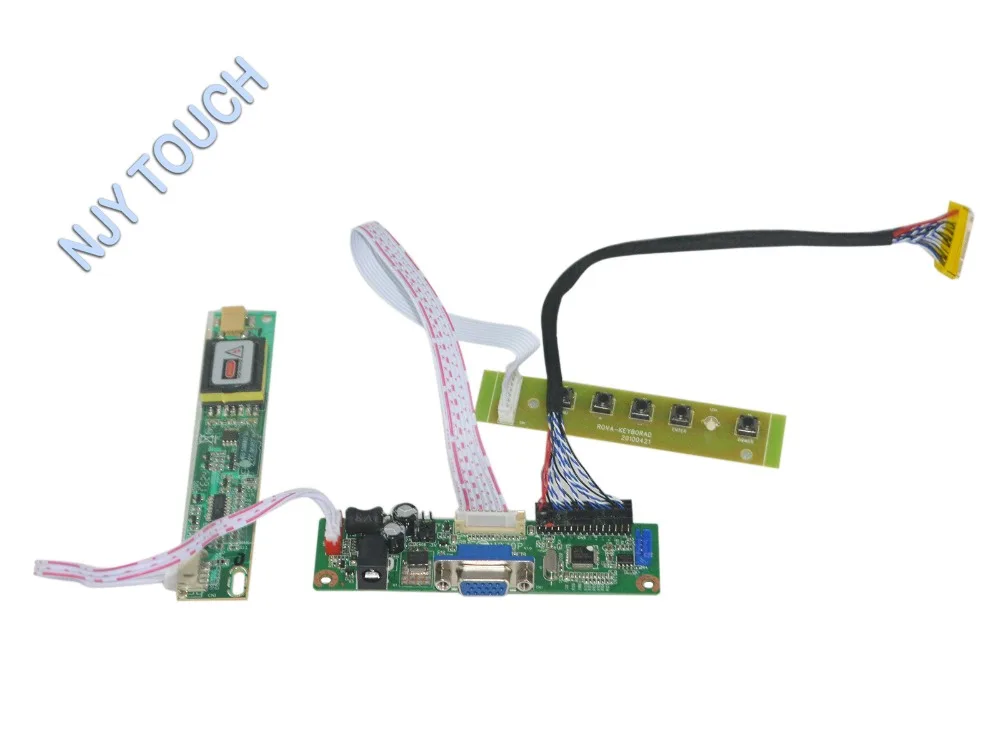 V M70A VGA LCD Controller Board Kit for 14 1inch 1440x900 B141PW01 CCFL LVDS Monitor