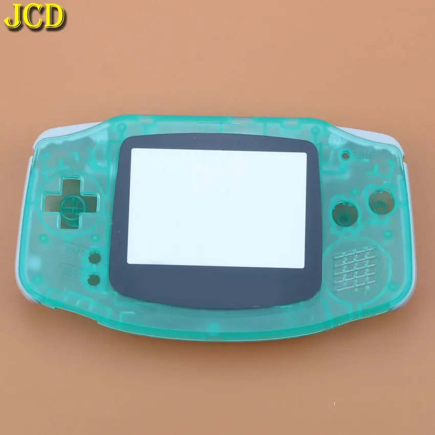 JCD 1 шт. светящийся Полный Корпус в сборе для игровая приставка GBA оболочка чехол+ Защитная пленка для экрана+ Этикетка-наклейка для Gameboy Advance