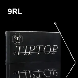 50PCS TIPTOP Premium Tattoo Needles 9RL Disposable Sterilze 9  Round Liner Tattoo Needles Free Shipping