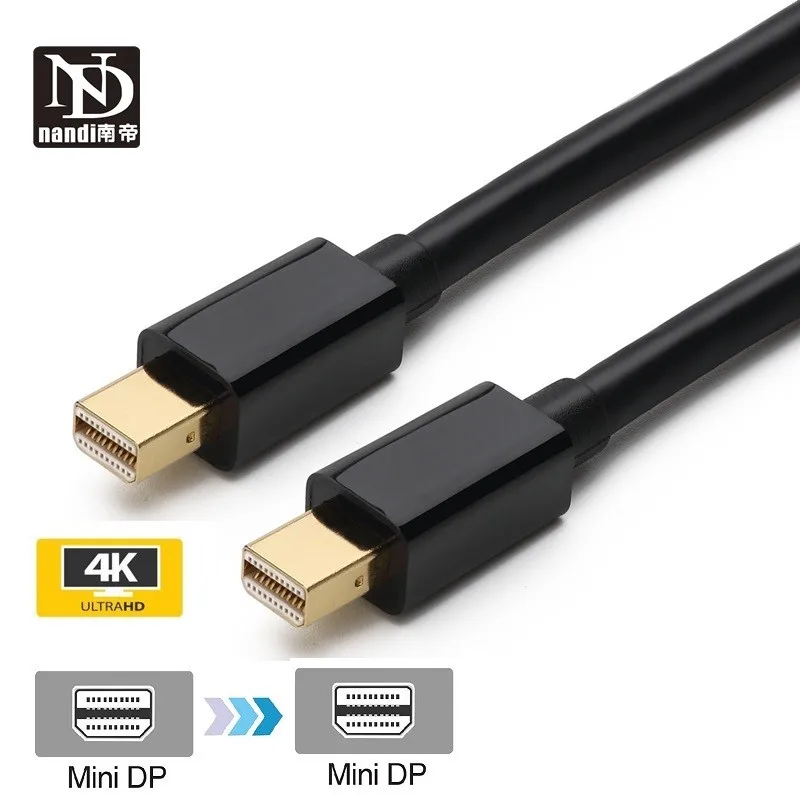 Thunderbolt 2 to Thunderbolt 2 cable mini displayport Male to male adapter converter for apple iMac MacBook Pro Air hdtv