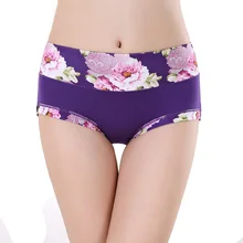 Cotton Underwear Women Panties Sexy Briefs Print Sexy Lingerie Calcinhas Brief Panties 4XL Cute Tanga Thong