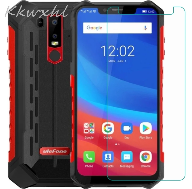 

Smartphone 9H Tempered Glass for For Ulefone Armor 6 6E 6.2" GLASS Protective Film Screen Protector cover