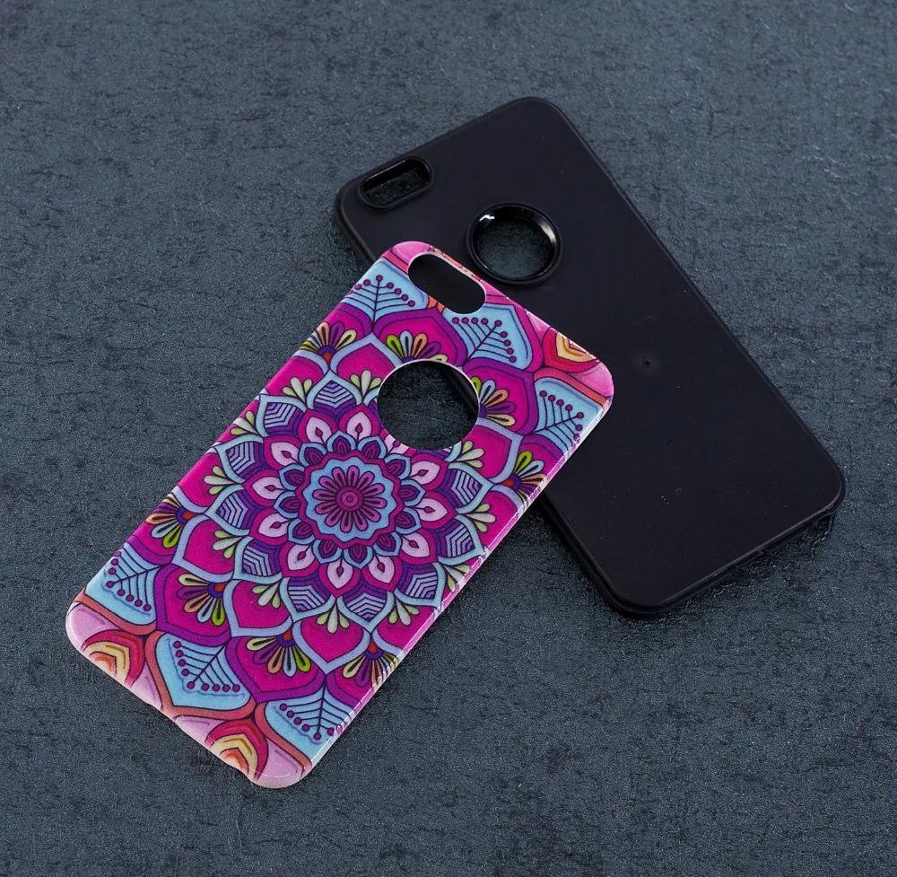 Для iPhone ifone SE 5 5S 6 S 7 8 10 X 3D рельеф Мягкие TPU Жесткий ПК 2in1 телефон оболочки HD