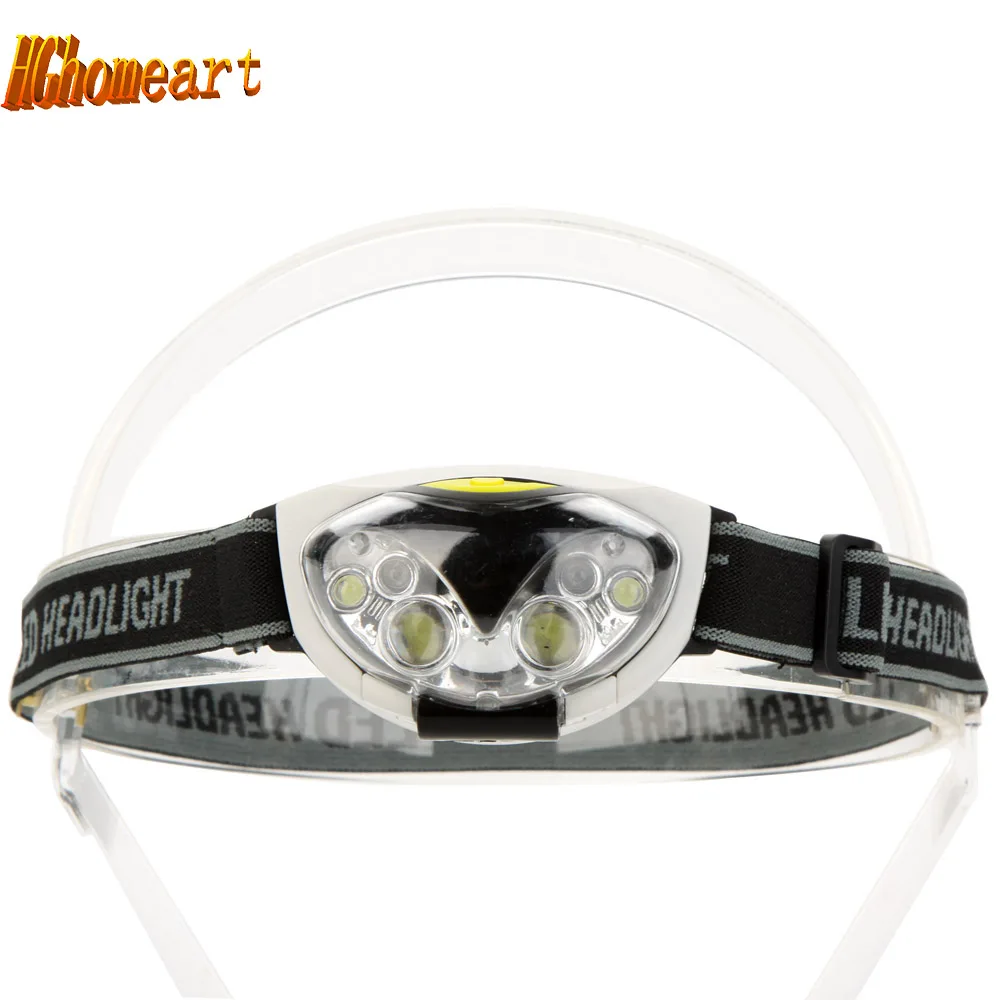 

1200 Lumens 6 LED Headlight 3 Modes Water Resistant Outdoor Headlamp Head Light for Camping Hiking Cycling