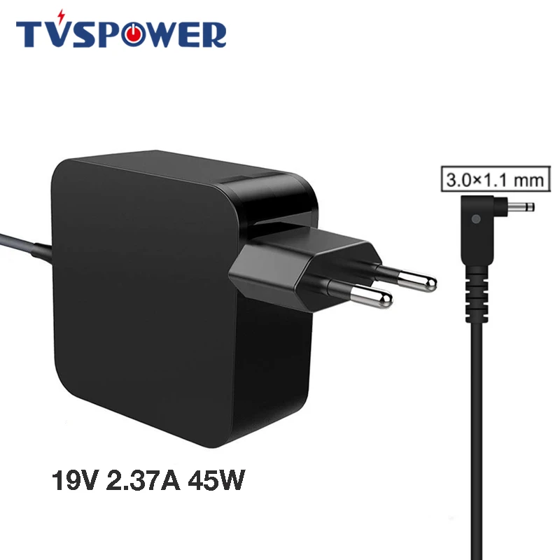 19V 2.37A 45W 3 0*1 1mm EU Версия AC зарядное устройство для Asus Zenbook UX21 UX21E UX31 UX31E UX31K UX32 UX42E