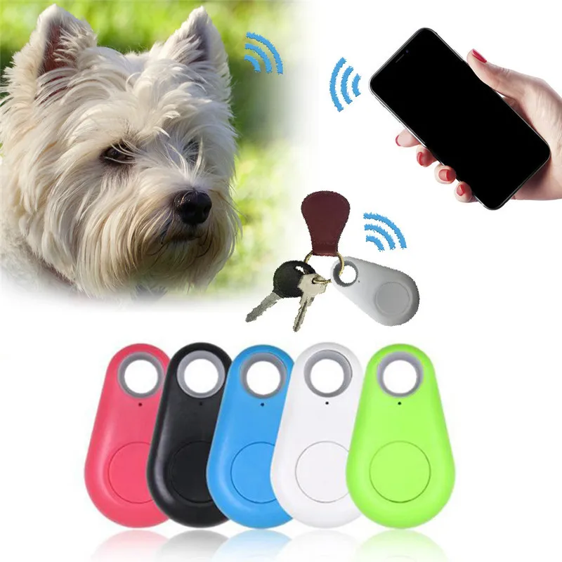  Haustiere Smart Mini GPS Tracker Anti-Verloren Wasserdichte Bluetooth Tracer Für Pet Hund Katze Sch