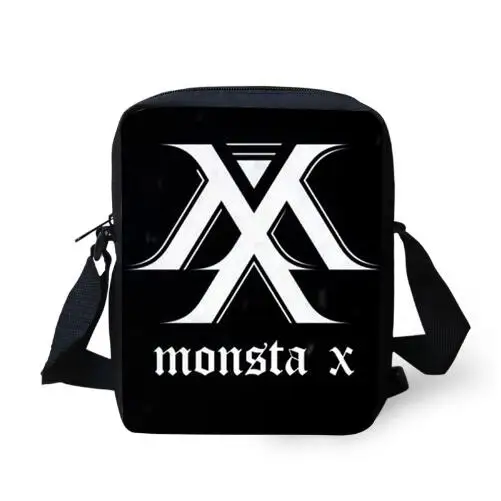 

Monsta x Printing Brand Men Shoulder Bags Crossbody Messenger Brand Casual Business Travel Male Bolsas Mujer Handbag Sac A Main