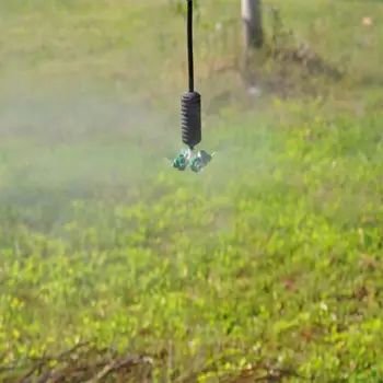 

10PCS Garden Mini Irrigation System Mounted Nebulizer Kit Automatic Sprinkler 4-Head Crossed Spray Nozzle Adapter Garden Sprayer