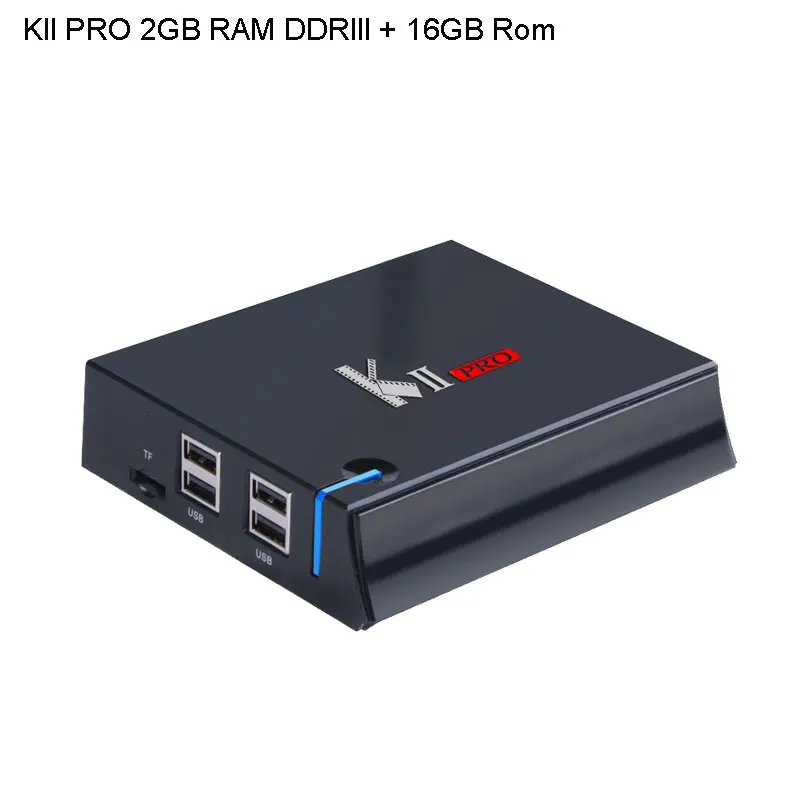 MECOOL KII PRO DVB-S2 DVB-T2 DVB-C Amologic S905D четырехъядерный Android 7,1 tv Box 2 Гб 16 Гб rom K2 Pro 1080P 4K H.265 медиаплеер - Цвет: KII Pro