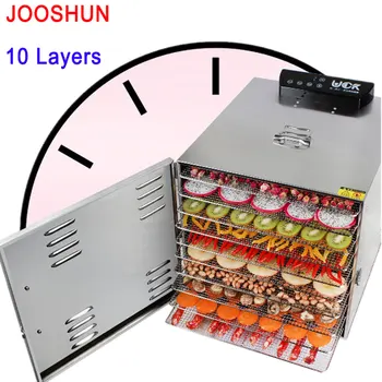 

Food Dehydrator 110V Fruit Vegetable Herb Meat Drying Machine 220V with 10 Trays Snacks Food Dryer for Fruits and Vegetables