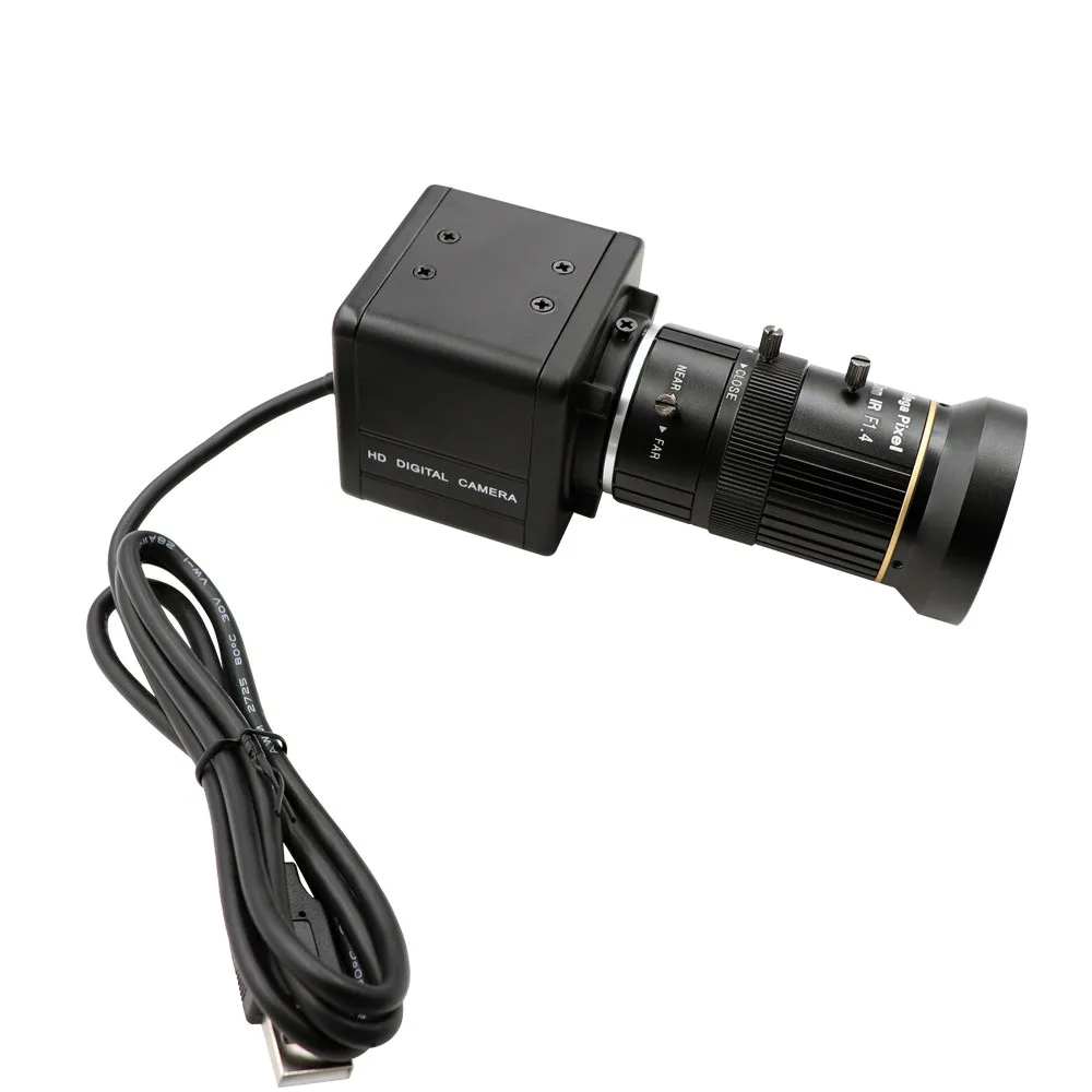 Звездный свет низкая подсветка CS варифокальный 5-50 мм Full HD 1080 P Веб-камера 2MP UVC OTG USB камера с мини-корпусом