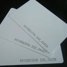 С фабрики 18000-2 Протокольный EM4100 близости РФ id карты S 125 кГц id-карты