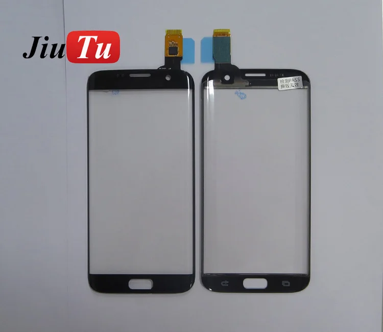  100% Tested Good Front Glass with Touch Screen Flex Cable for S6 edge G925  S6 edge plusS7 edge G935 White Black (5)