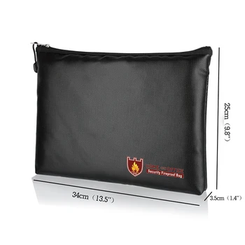 내화성 방수 현금 안전 상자, 비밀 문서 가방, 파우치 케이스, AU 귀중한 지폐 안전 보관 가방