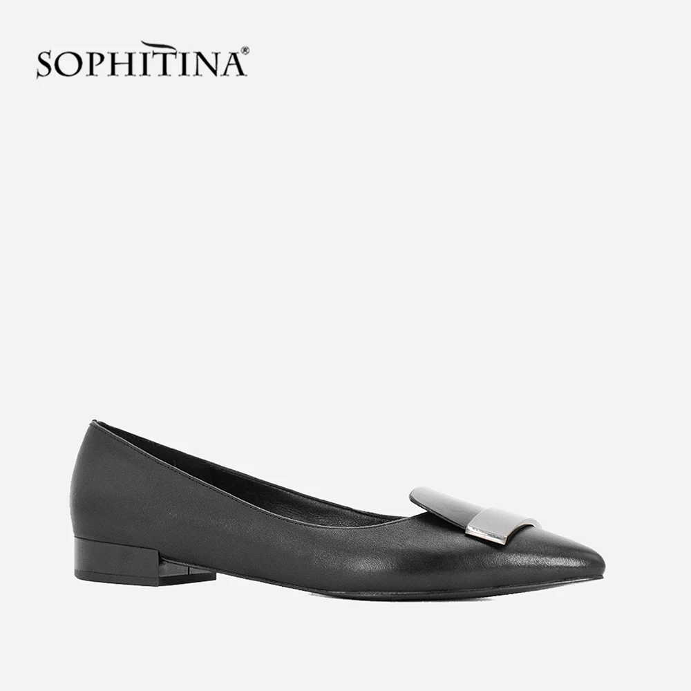 SOPHITINA/обувь на плоской подошве из овечьей кожи Высококачественная женская обувь