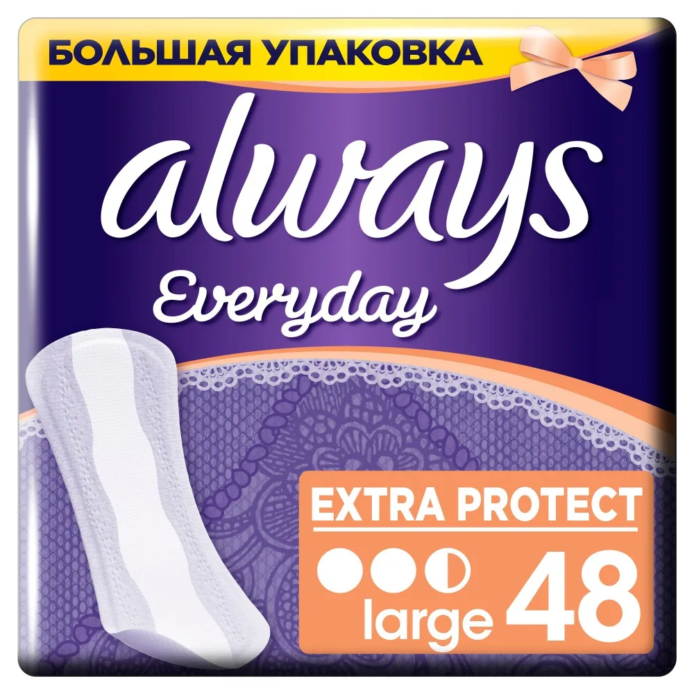 ALWAYS Daily sanitary pads Every day Lengthened 48 pcsin Feminine