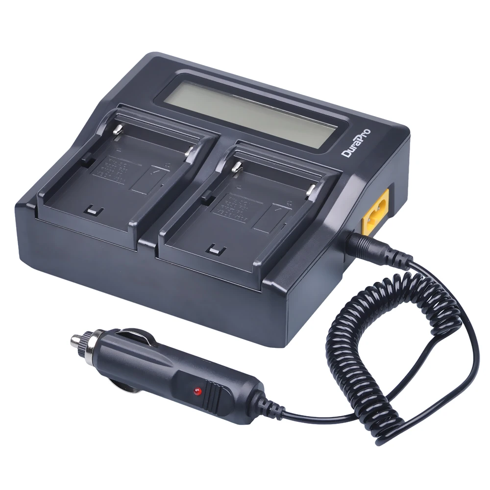 Duplo e Rápido Carregador para Sony Durapro Carregador Drive F970 Bateria Recarregável Lcd F960 - Image 4