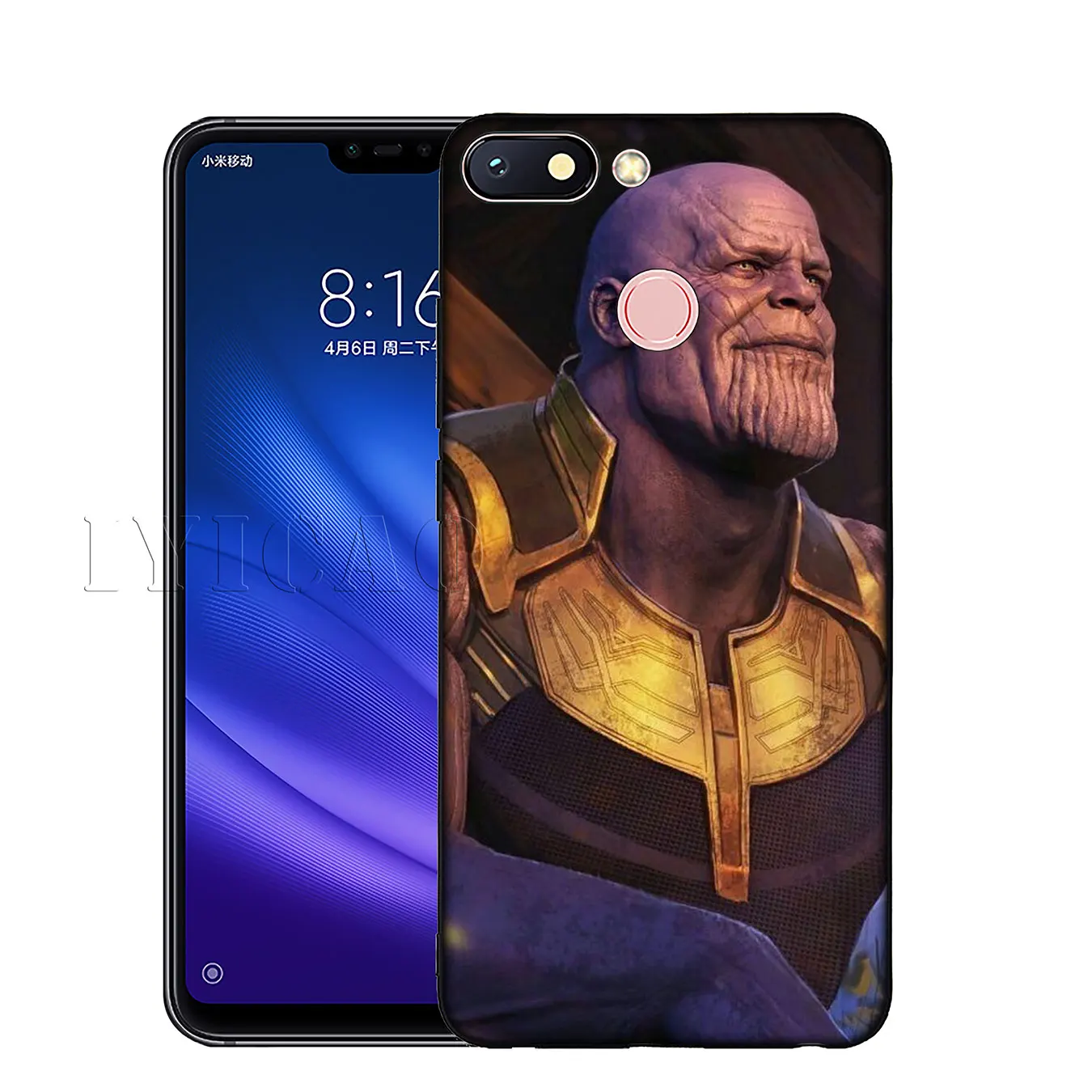 IYICAO Thanos vs avengers Endgame Marvel Soft Silicone Case for Xiaomi Mi 9 8 A2 Lite A1 6 6X pocophone f1 MAX 3 mi9 mi8 mia2