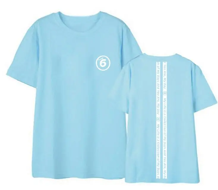 Летний стиль 6 дней каждый день 6 июля концертная футболка с круглым вырезом для фанатов kpop, мужская и женская футболка с коротким рукавом - Цвет: 3