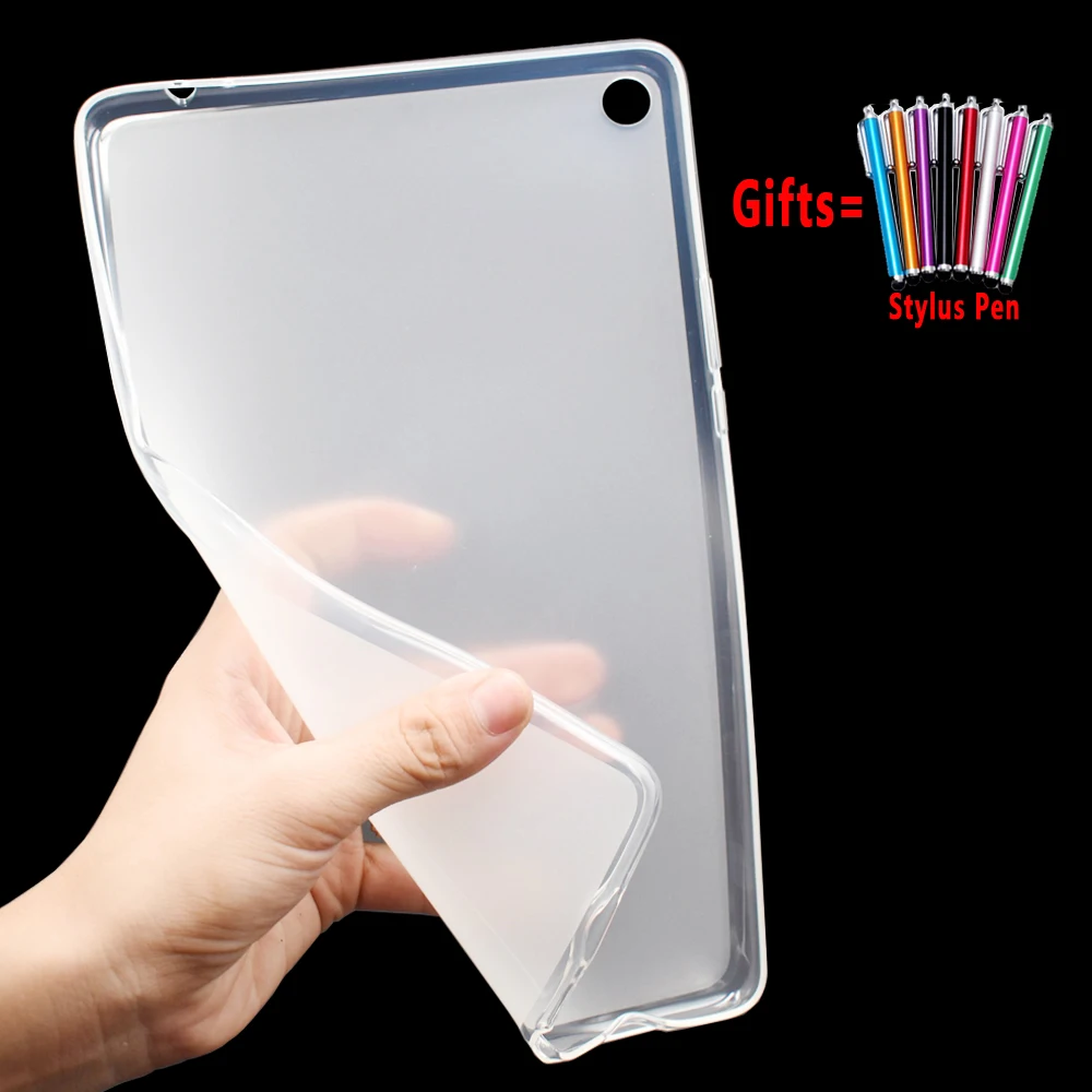 

Environmentally Friendly Tablet Silicon Soft Case For Xiaomi Mi Pad 4 8.0 MiPad 4 Plus 10.1 inch Cover Coque Funda + Stylus Pen