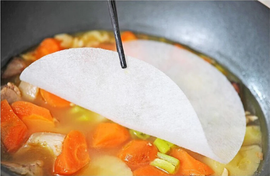 

12 Sheets Health Absorbing Diet Paper Round Towel Remover New High Quality 2019 Oil Cooking Soup Kitchen Bar Accessories