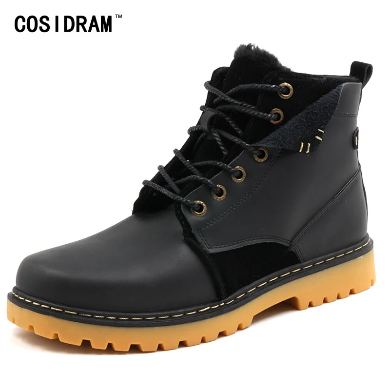 COSIDRAM Plush Warm High Top Winter Shoes 2017 Ank...