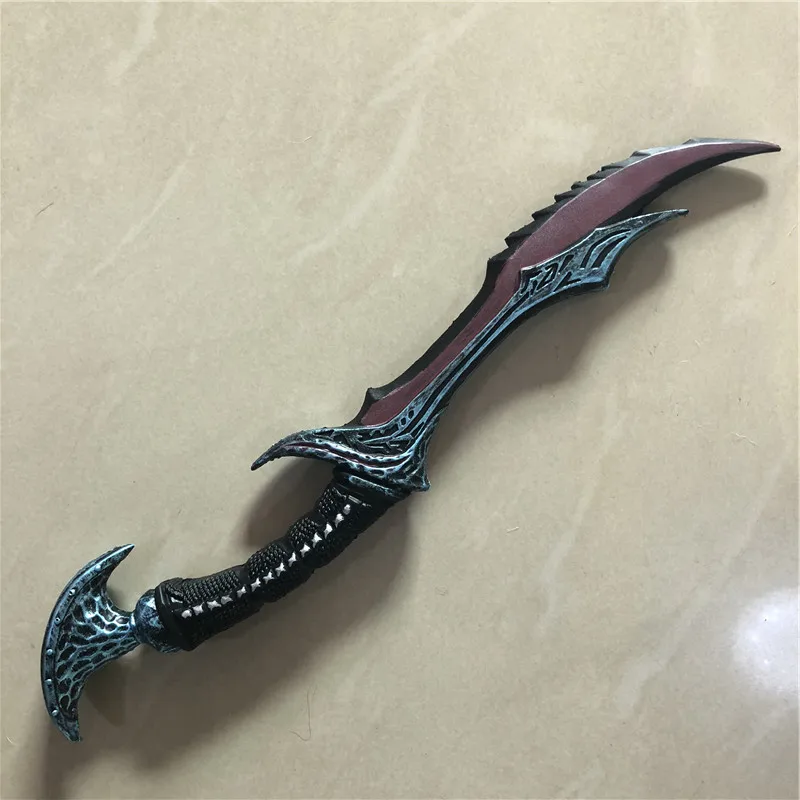 

1:1 Cosplay WOW Anti Mage Scythe of Vyse Elf Weapon Game Anime Weapon Prop Role Play PU Action Figure Model Halloween 50